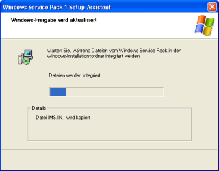 ServicePack aktualisiert Dateien