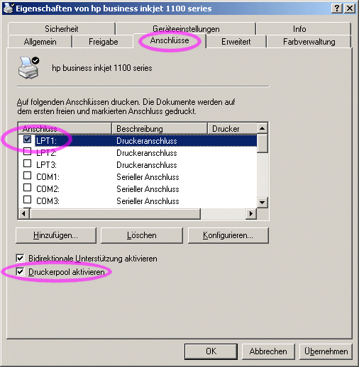 unter Windows aus einer DOS-Anwendung auf einen USB-Drucker drucken